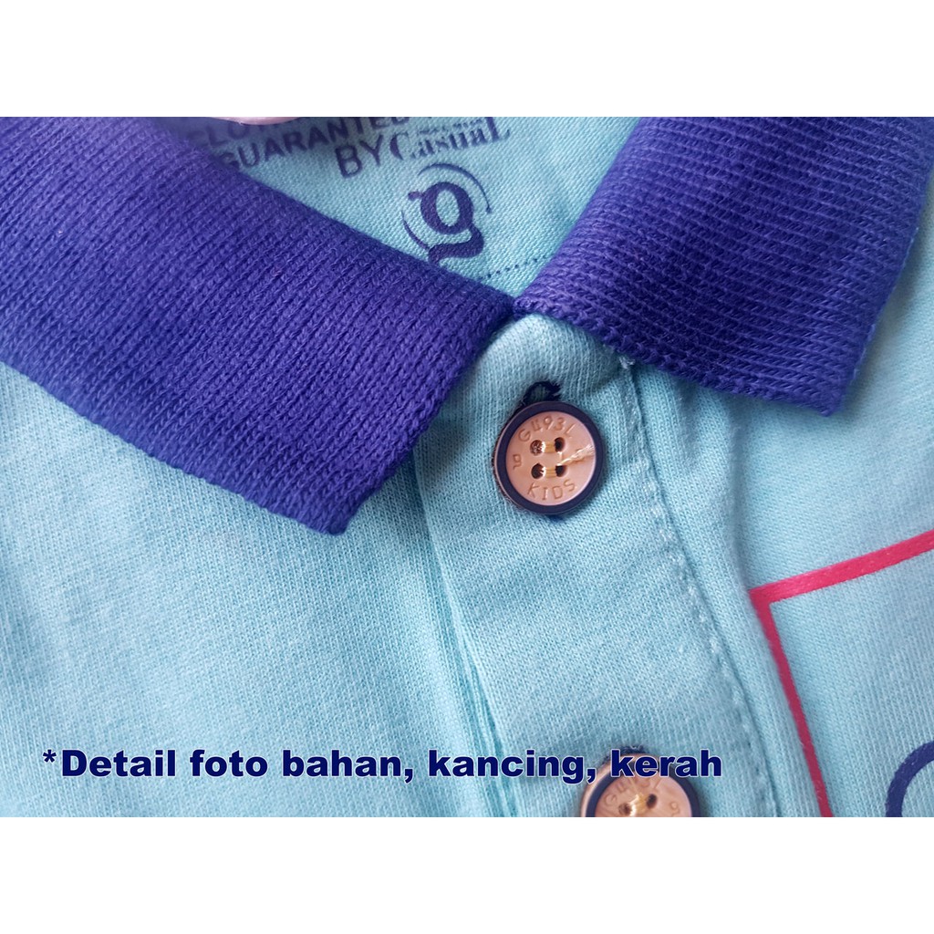 Polo Shirt Anak Bahan Katun Lembut Premium Quality