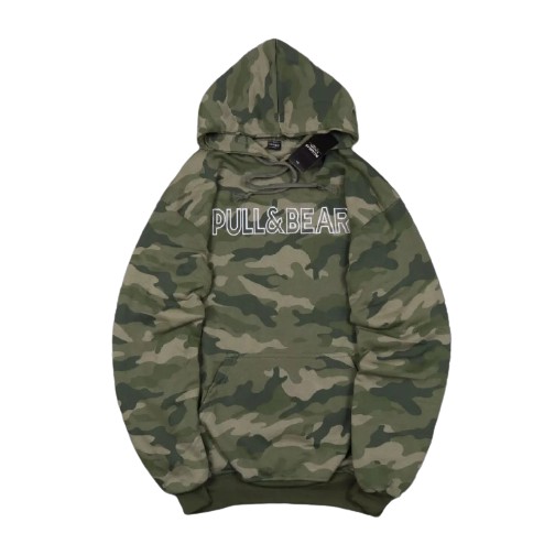 Jaket Sweater Hoodie P AND BEAR CAMO – Army Edition Trendy Casual Unisex Good Brand Quality Stylish