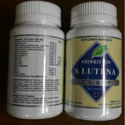 Obat S LUTENA SOFTGEL HITAM ASLI ORIGINAL JEPANG ( Untuk Semua Penyakit / S Lutena 100% Asli