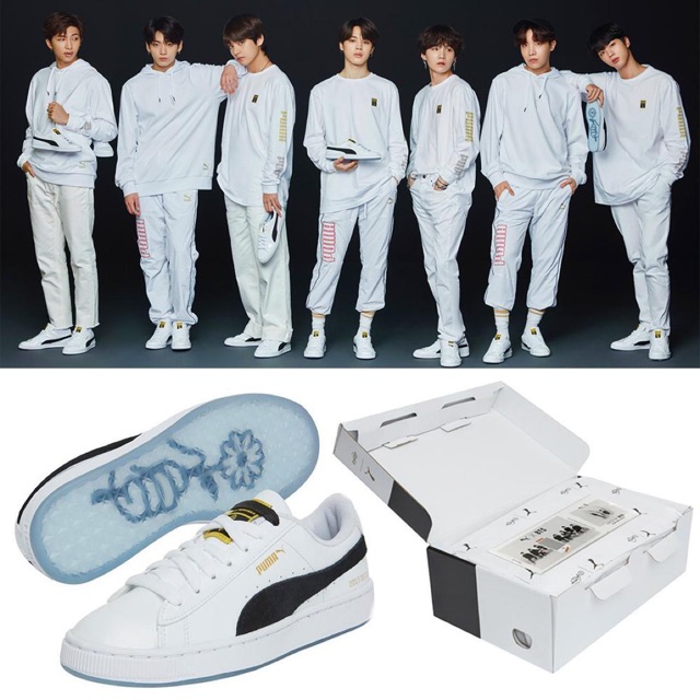 puma basket x bts