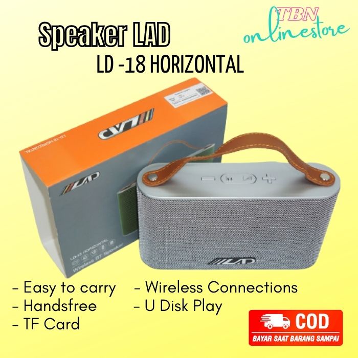 Speaker Multimedia Bluetooth LAD LD 18 / Speaker Bluetooth LD-18 Horizontal