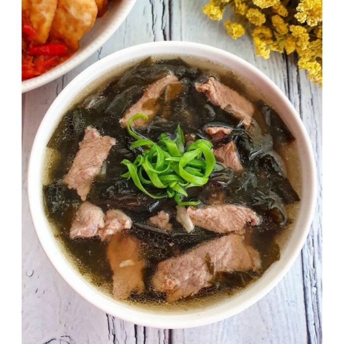 

Menu Anak "SUP NORI SALMON TUNA BENING" (PORSI JUMBO 2-3X MAKAN)