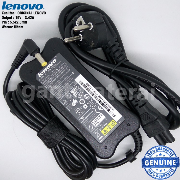 Adaptor Charger LENOVO 3000 G450 G510 G530 G550 Y400 19V-3.42A