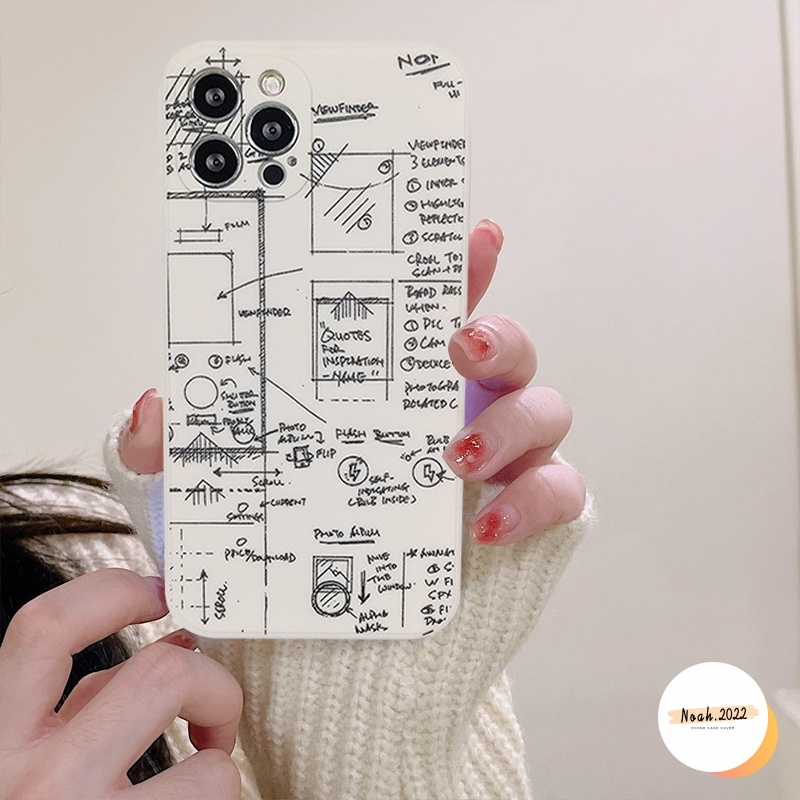 Soft Case TPU Motif Tulisan Matematika Untuk Xiaomi Poco M3 X3 PRO Redmi 9A 10 9 9T 9C Note 10S 8 9 10 PRO Plus 10 PRO MAX