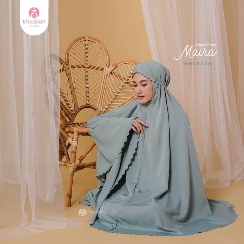 mukena travel 2 in 1 maira khadijahlabelkhadijah label sahabat setia muslimah