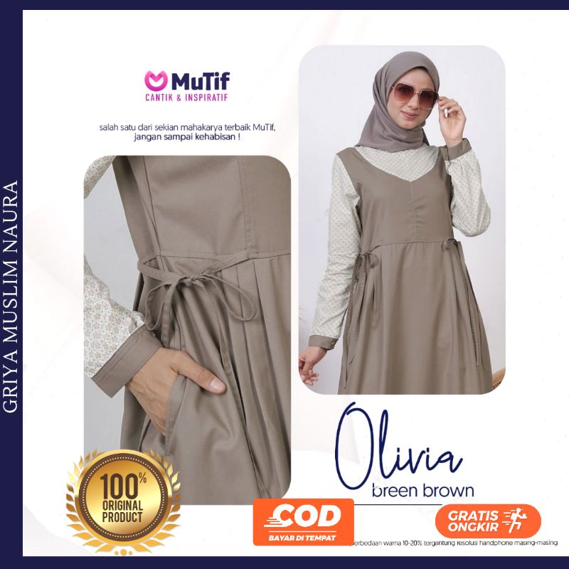 MUTIF OLIVIA GAMIS MUTIF TERBARU BAJU WANITA