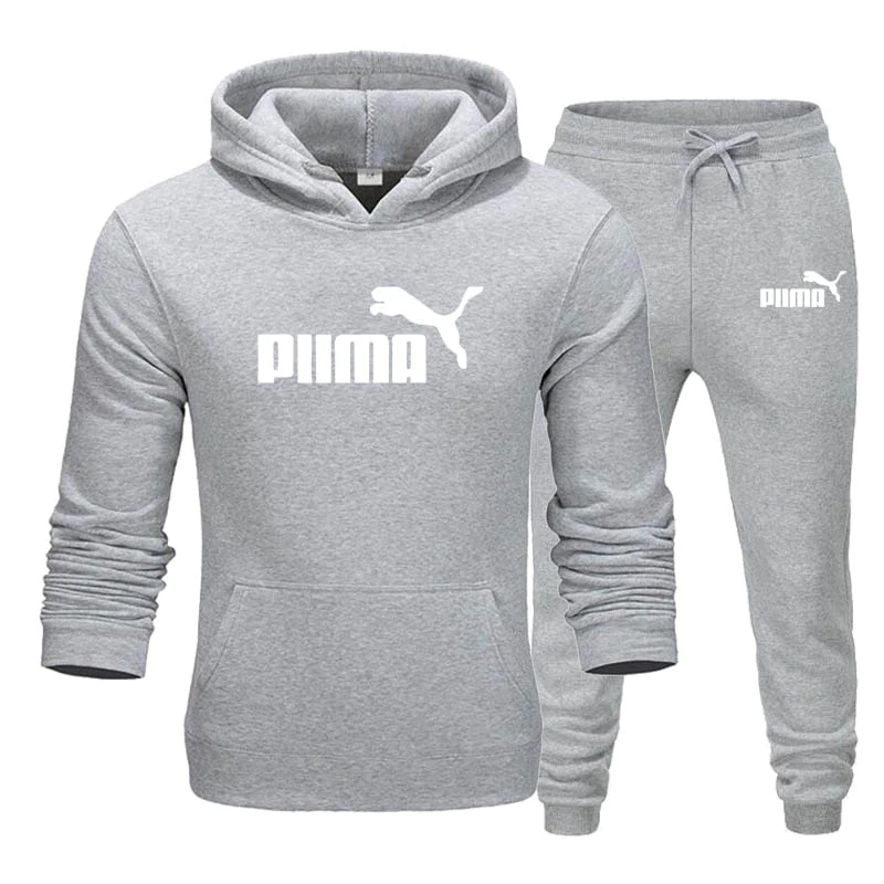 Setelan Celana Jogger &amp; Jumper Hoodie PUM4 II Set sweater Hoodie dan Celana Joger Panjang ( Pria &amp; Wanita )