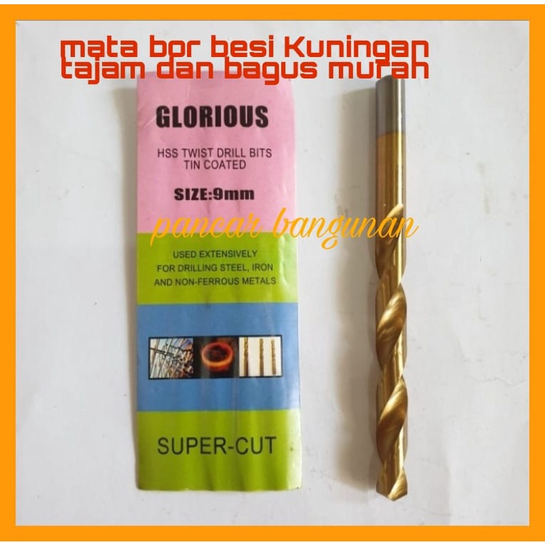 MATA BOR BESI GLORIOUS KUNING 9MM - MATA BOR BESI KUNING 9MM - MATA BOR BESI 9MM - MATA BOR BESI - M