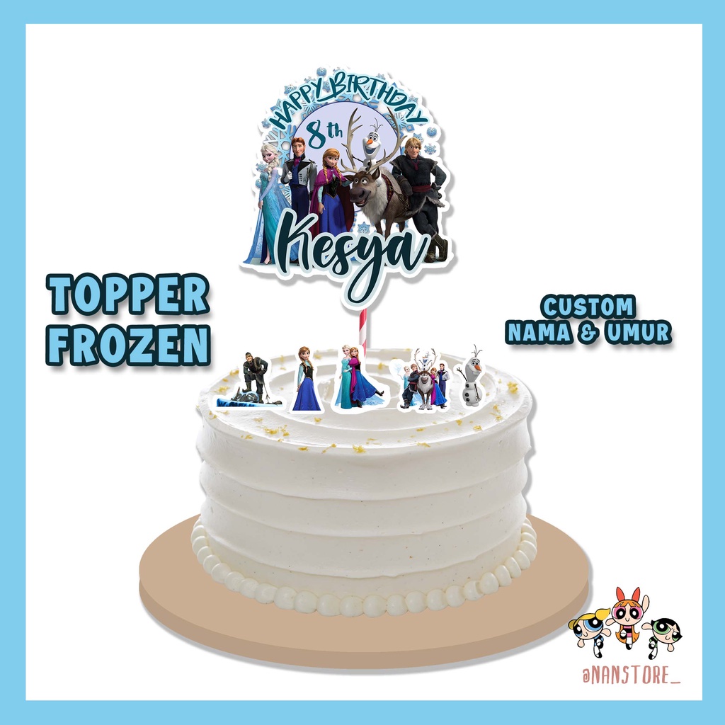 Topper Cake Custom Frozen