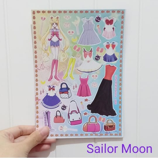 Mainan Anak Jadul Baju Bajuan Kertas Bongkar Pasang BP seri Princess