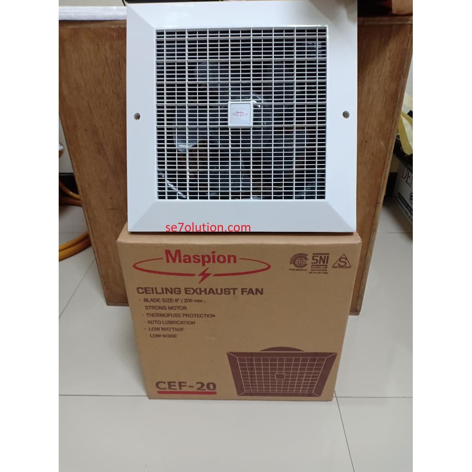 Exhaust Fan Plafon Maspion CEF 20 8 Inch (20 cm)