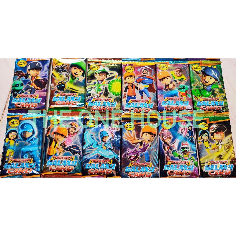 KARTU BOBOIBOY TRADING CARD BOBOIBOY GALAXY CARD ISI 10PCS/BUNGKUS