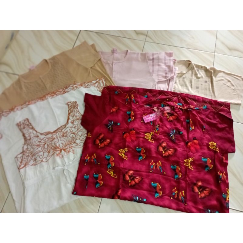 Daster motif dan Daster kaos preloved