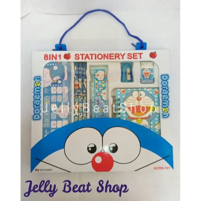 

Paket Puzzle Anak - Paket Ujian - Paket Alat Tulis Set Alat Tulis / Stationery Set 8 In 1 Doraemon