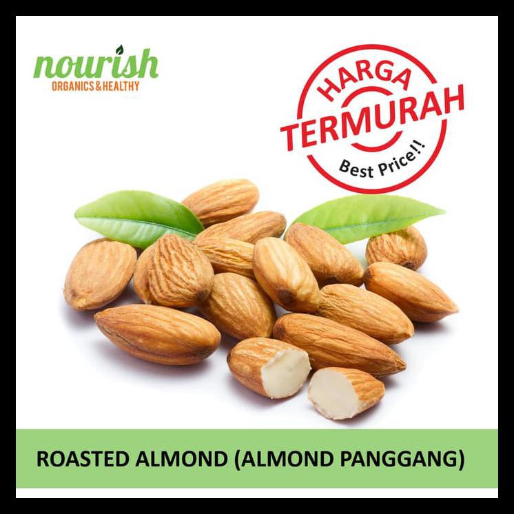 

DISKON! Almond Panggang Original (Roasted Almond Plain) 250 gr