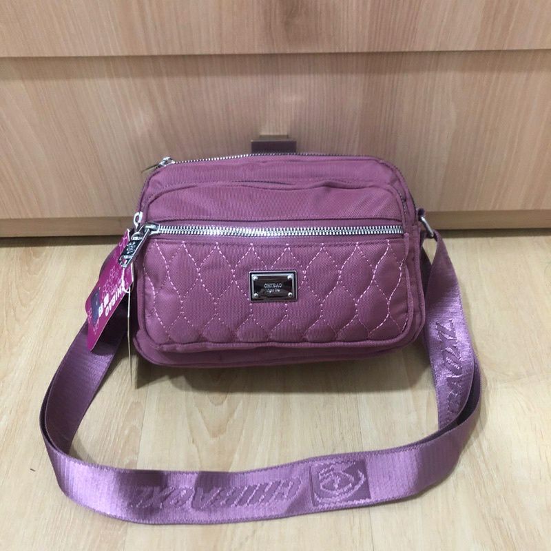TAS SLEMPANG WANITA IMPORT  CHIBAO SELEMPANG KANVAS CB00372-22-30#KANVAS
