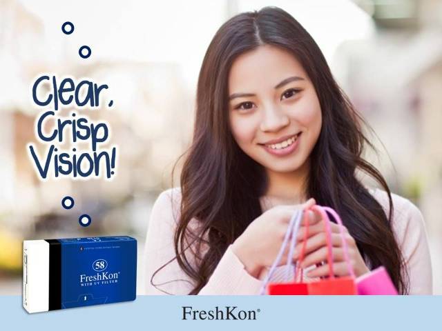 Softlens Freshkon 58 Bening Bulanan / Monthly With UV Filter