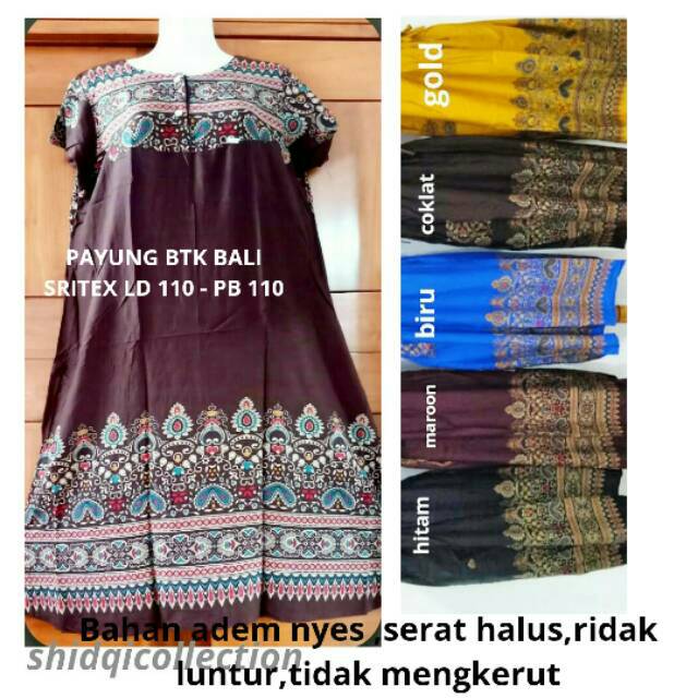 Daster payung rotari sritex