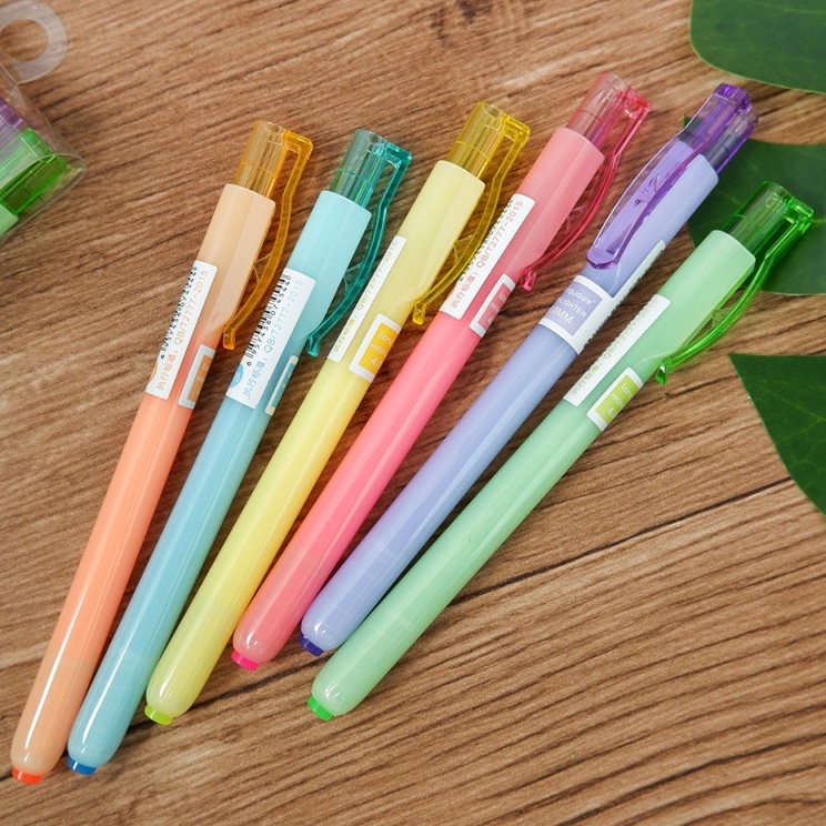 

PINKABULOUS Colorful Line Highlighter Pen 6pc Set