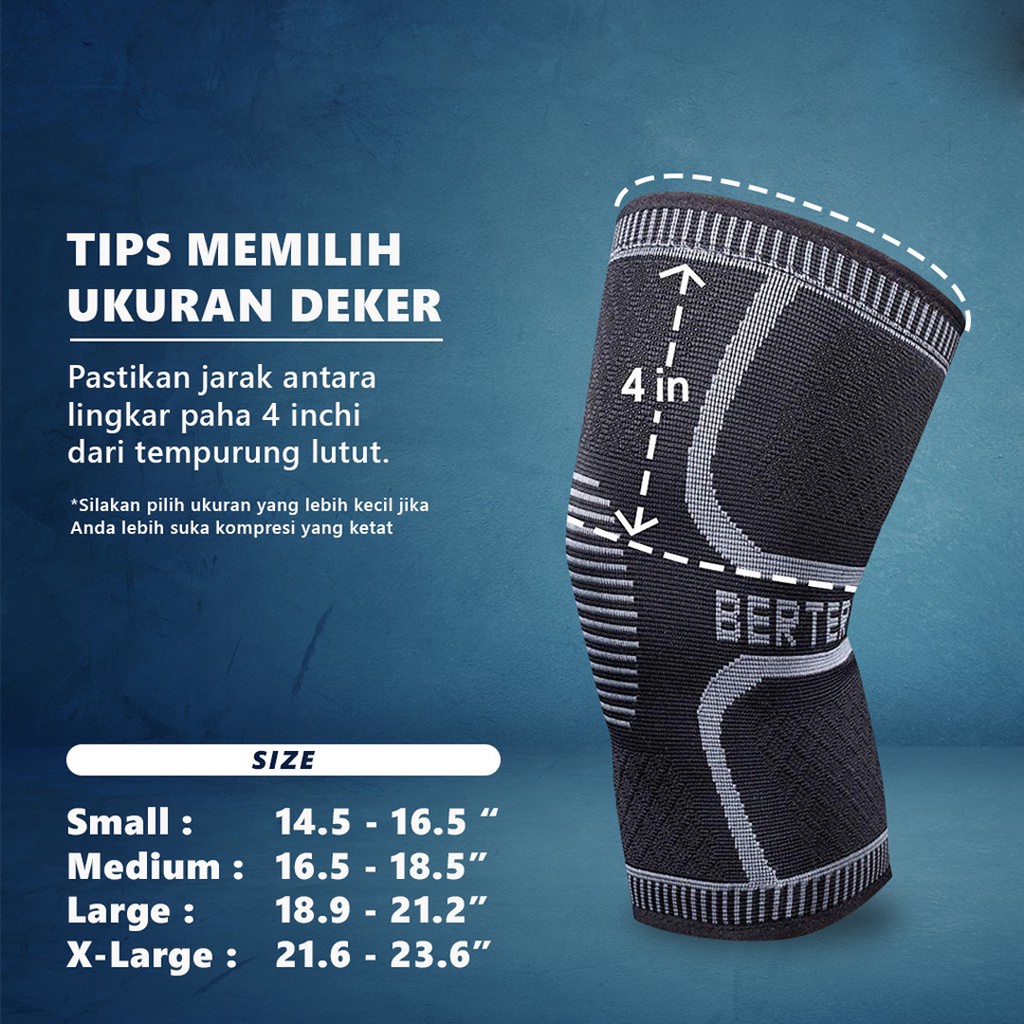 ❤GTB❤ Pelindung Lutut Basic Knee Brace / KneePad / Leg sleeve pad / Knee Support Sepasang R551