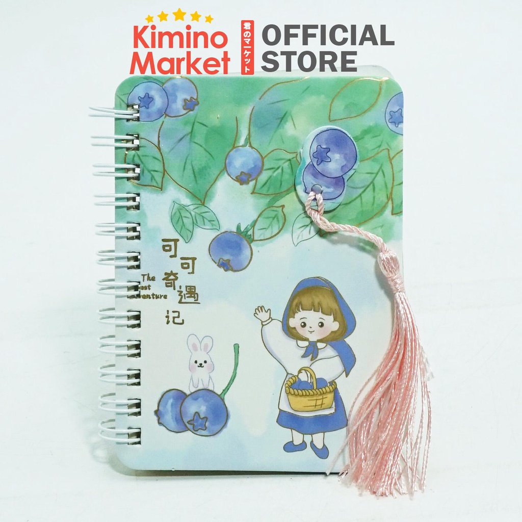 Notebook Forest Adventure Mini Fruit Buku Tulis Kecil Catatan Buku Kantong