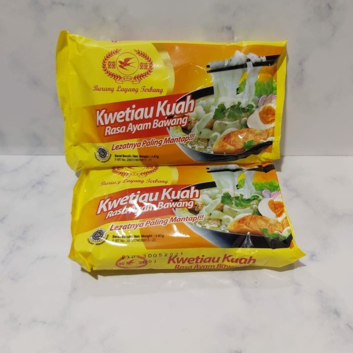 

Kwetiau Kuah / Burung Layang Terbang / Kwetiau Bumbu ( Hrg Per Bks) 023