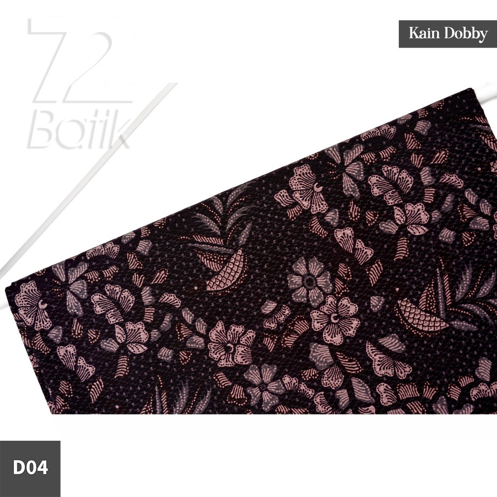 KAIN BATIK PREMIUM Dobby Motif Burung Kembang Warna Hitam Item Ireng Black Coklat Doby 721380 Cap 72 Jarik Jarit Samping Kebat Panjang Batik Dobby Modern Premium Bahan Seragam Batik Pernikahan Kantor Keluarga Murah Kamen Jadi Batik Bali Lembaran