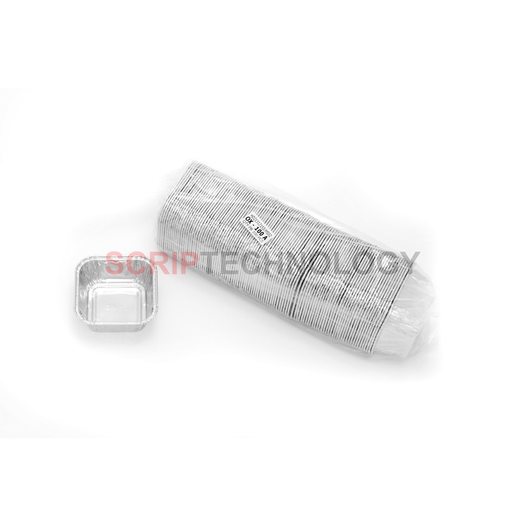 Aluminium Foil Tray OX-100 - Wadah Aluminium CUP OX100 Cetakan Kue