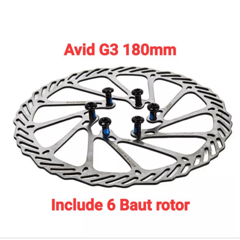 Avid G3 Rotor Sepeda 180mm Disc Brake Cakram Sepeda 7 Inch