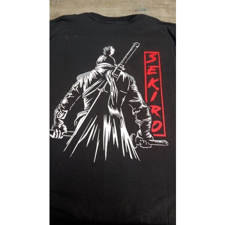 Baju katun Combed 30s Kaos Distro Samurai Pria Jepang Lengan pendek