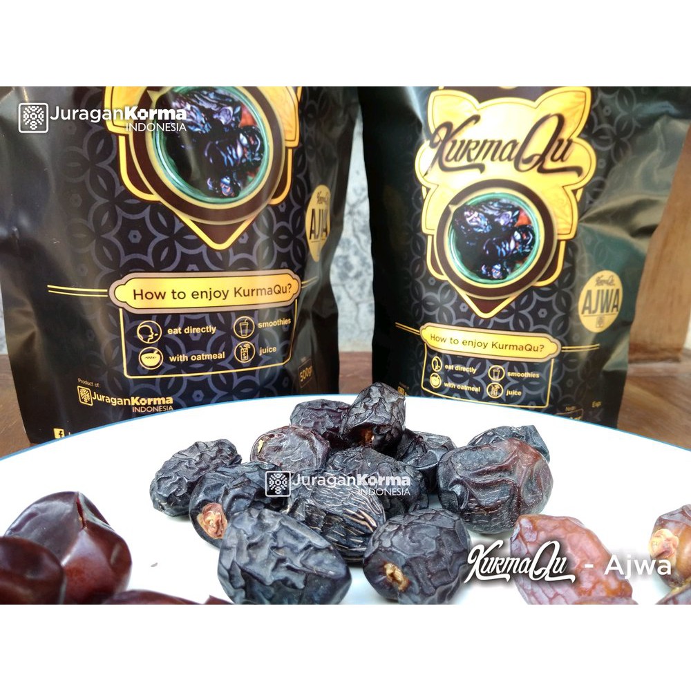 

Kurma Ajwa 500gram KurmaQu asli Madinah Terlaris