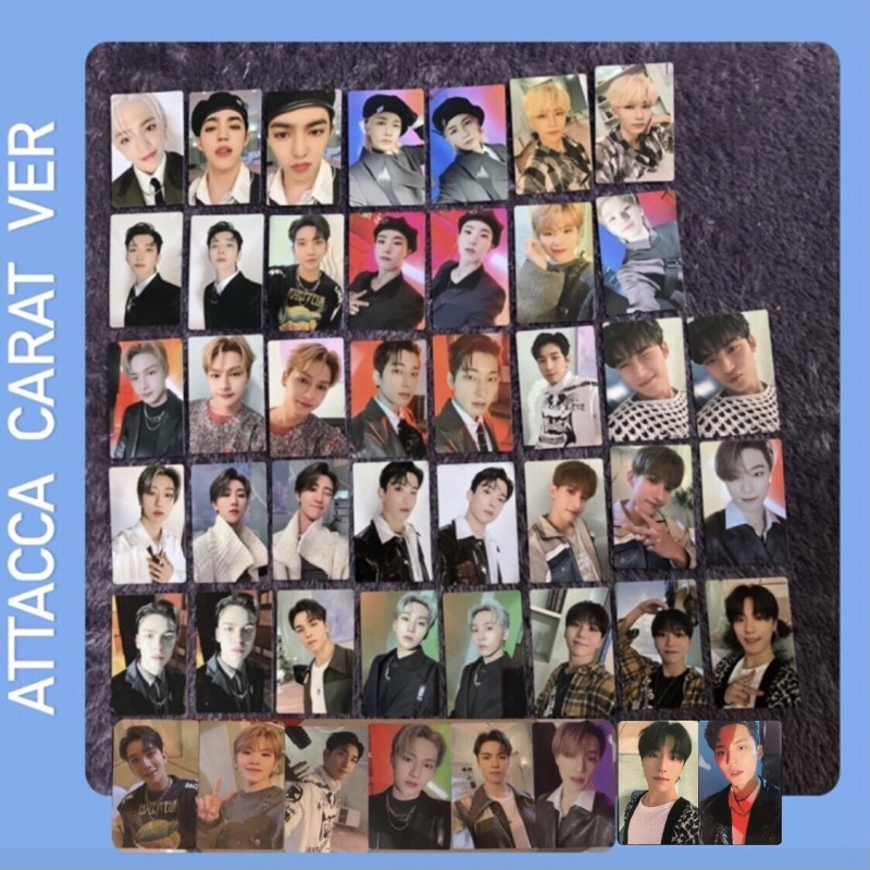 READY PHOTOCARD SEVENTEEN ATTACCA CARAT VERSION pc CARVER MINGYU HOSHI RPC JEONGHAN JUN WONWOO JOSHU