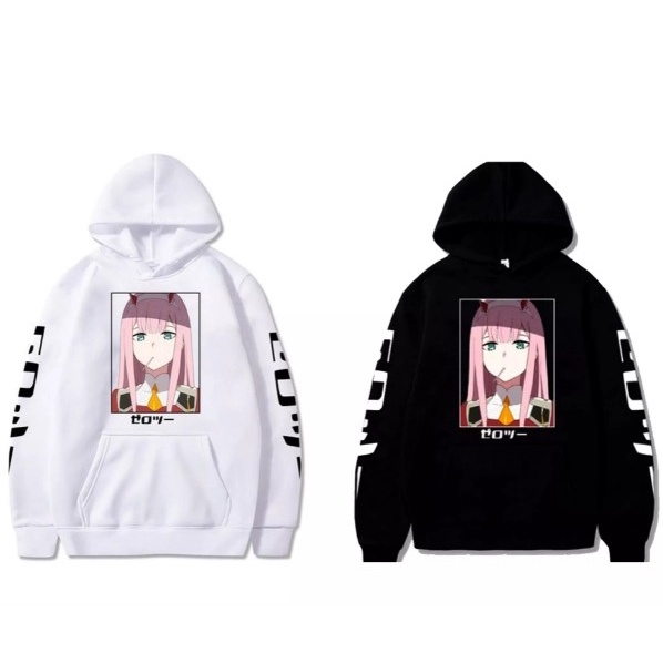 Sweater Hoodie Anime Darling In The Franxx - Sweater Hoodie Pria Anime Jepang