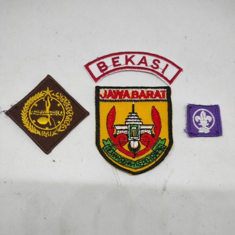 satu set logo atribut PRAMUKA JAWA BARAT