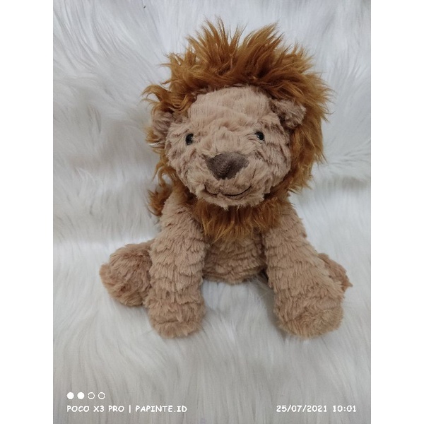 jellycat fuddlewuddle lion size M & L /boneka singa