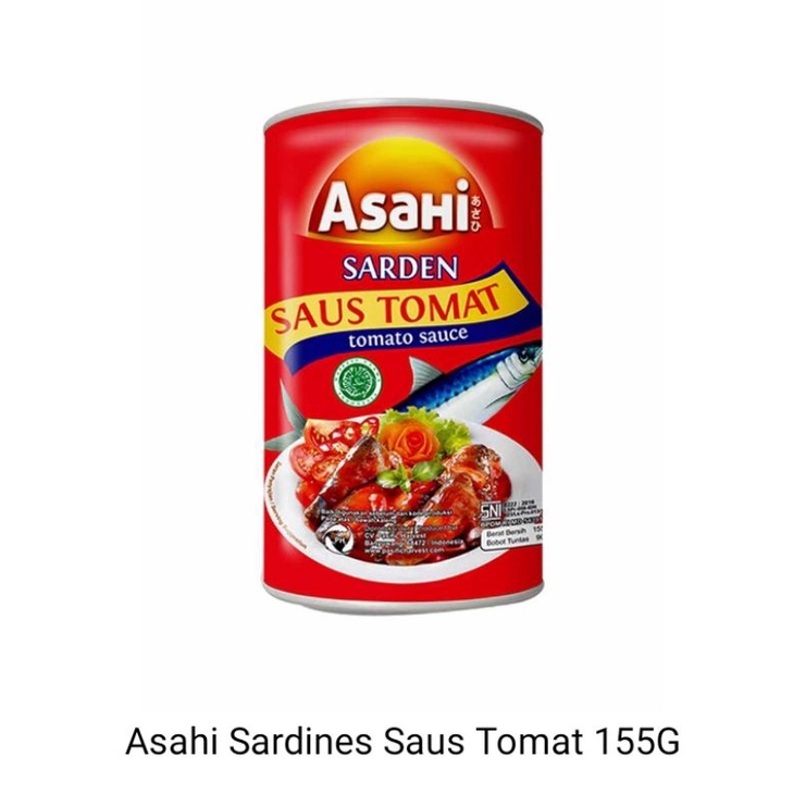 

asahi sardines saus tomat 155gr