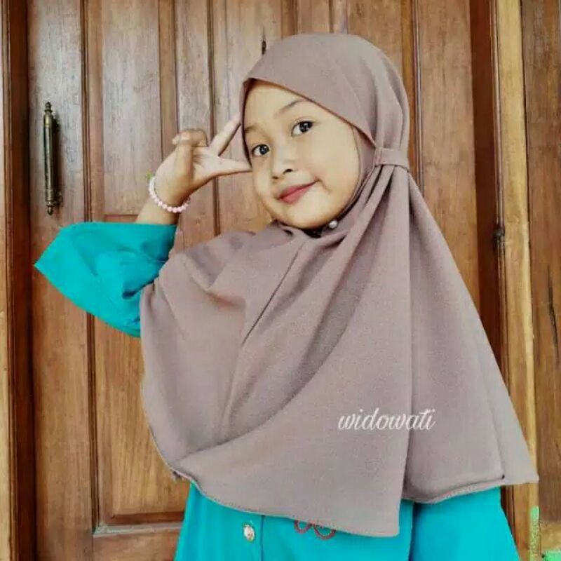 Jilbab instant anak mariyam size 60*70 untuk usia 5-12 th