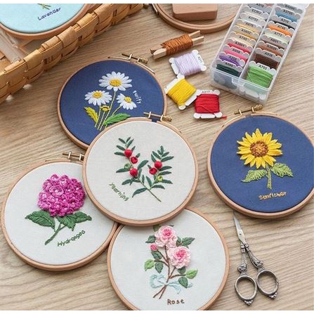 DIY Embroidery Starter Kit - Starter Kit Belajar Menyulam #15