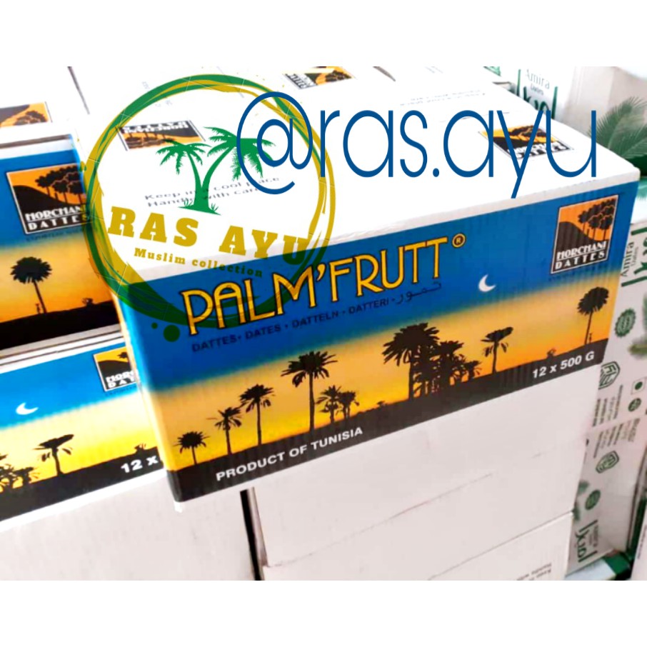 

KURMA PALM FRUIT PER DUS 12 PCS / KURMA TUNISIA TANGKAI / KURMA TANGKAI