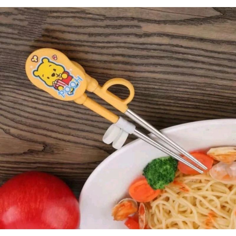 Termurah Grosir SUMPIT ANAK ALAT BELAJAR MAKAN KARAKTER LUCU / KIDS CHOPSTICK KARTUN