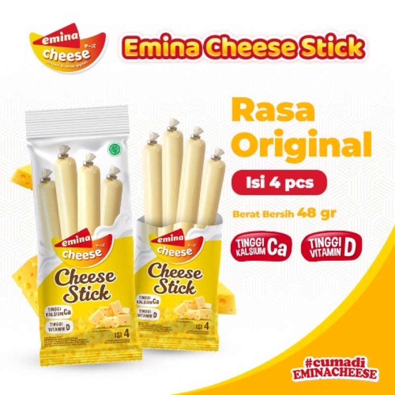 

EMINA Cheese Stick Original 4pcs x 12gr