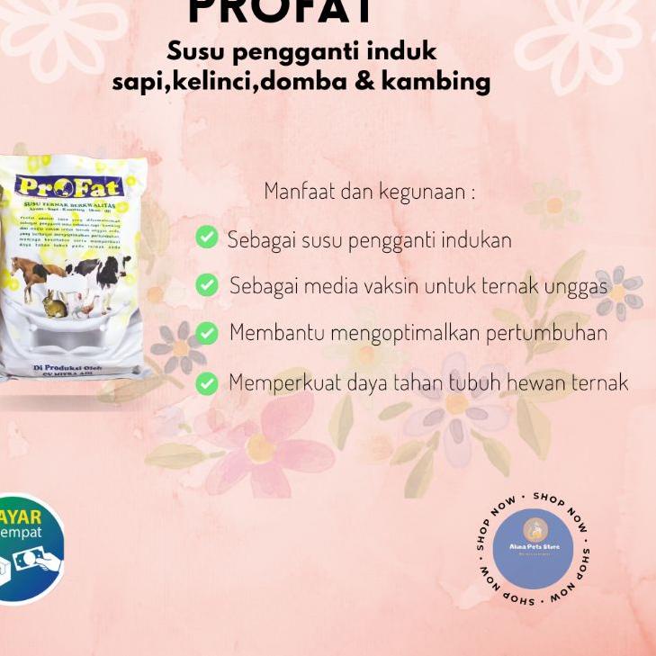 ☄️Shopeng Day susu pengganti indukan sapi,kambing,kelinci,kucing/susu profat 1000 gram/milk replacer