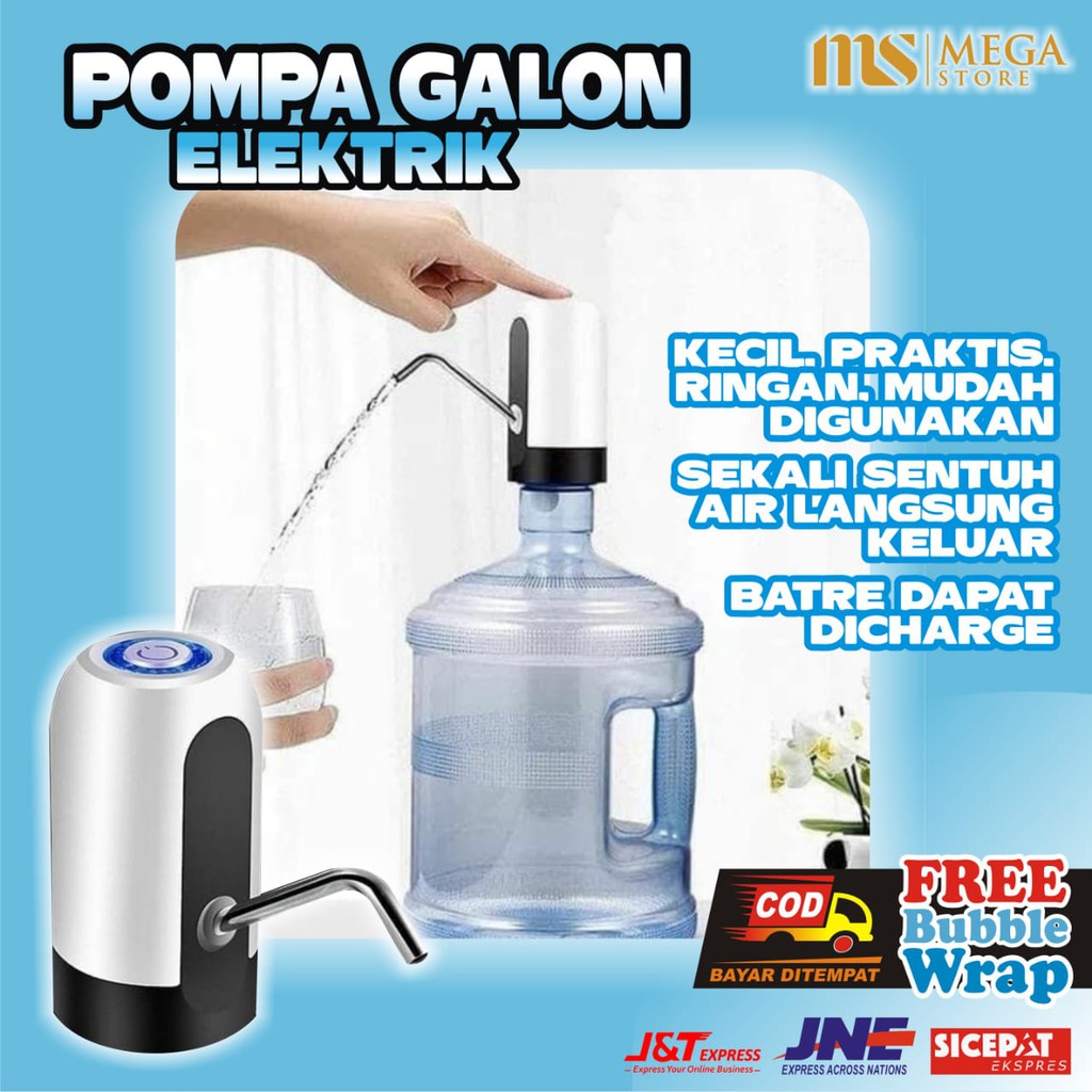 Pompa Galon Air Elektrik B14 Rechargeable Water Dispenser Electric Pump
