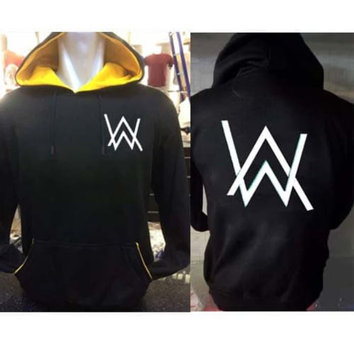 Sweater Jaket Alan Walker AW-111k Hoodie Saku Asli Musik MTV Indonesia