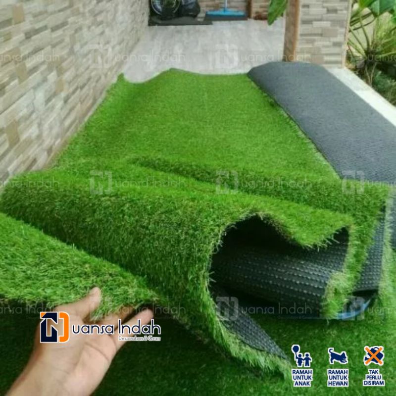 RUMPUT SINTETIS SWISS PREMIUM UKURAN 1x10 METER