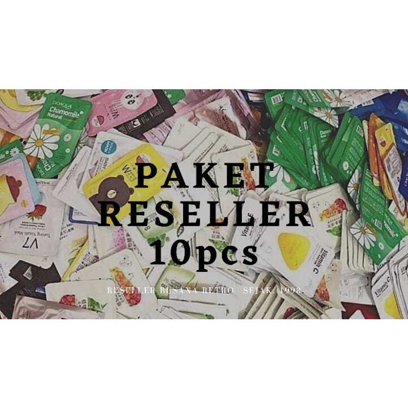 PAKET USAHA MASKER WAJAH (10pcs)