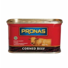 

Kornet Sapi Pronas 185 Gram ( Corned Beef )