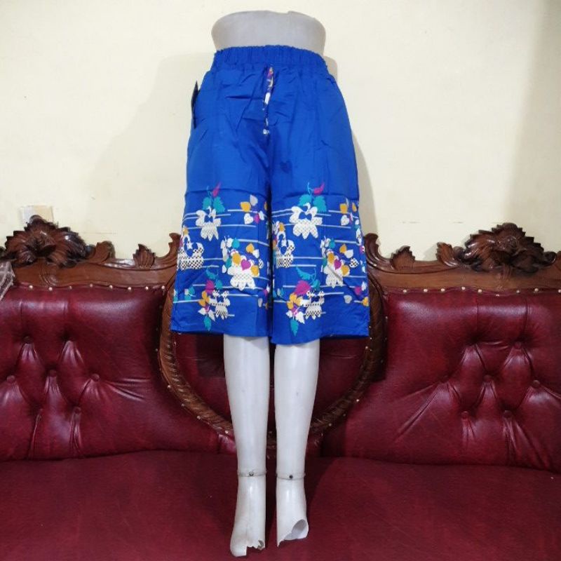 Celana Kulot Batik Dan Bunga / Pendek 7/8 Dewasa Fit to L s/d XL Bahan Katun Stretch-Motif 22