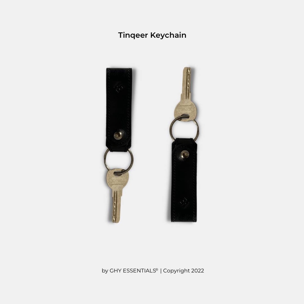 GHY ESSENTIALS Gantungan Kunci Kulit Asli - Tinqeer Keychain