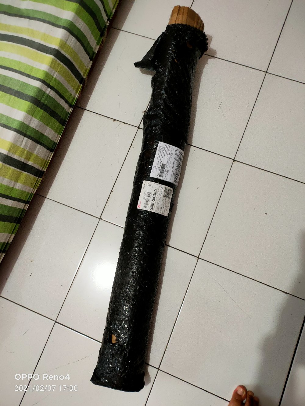 Payung Lipat 3 10jari Jumbo Polos Bahan Kain Sutra